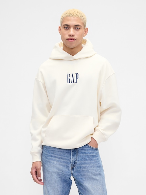 Adult Vintage Soft Oversized Gap Mini-Logo Hoodie