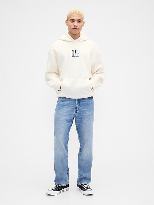 Adult Vintage Soft Oversized Gap Mini-Logo Hoodie | Gap Factory