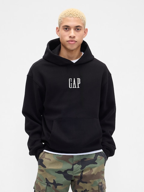 Adult Vintage Soft Oversized Gap Mini-Logo Hoodie