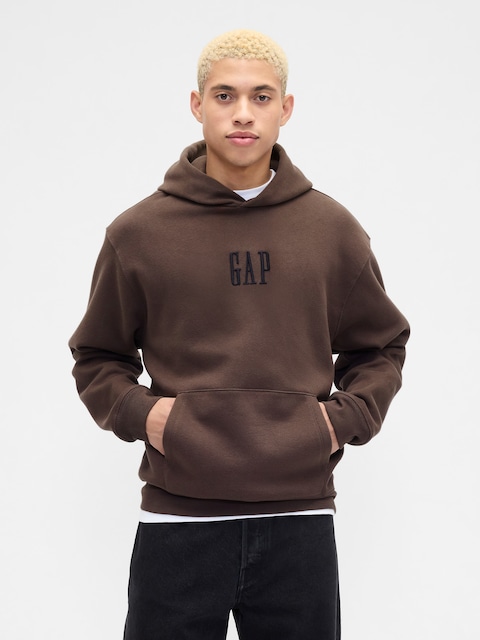 Adult Vintage Soft Oversized Gap Mini-Logo Hoodie