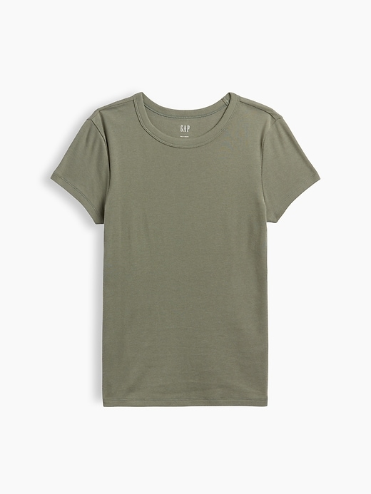 Image number 5 showing, Ribbed Crewneck T-Shirt