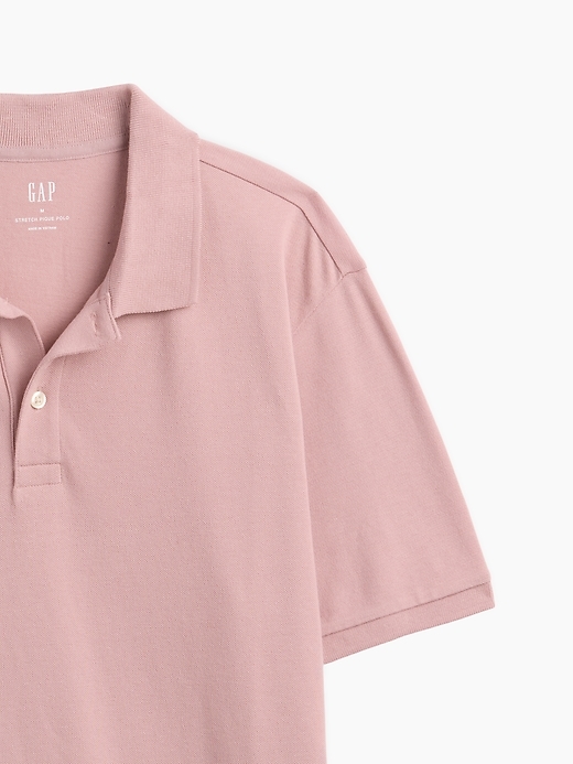 Image number 4 showing, Stretch Pique Polo Shirt