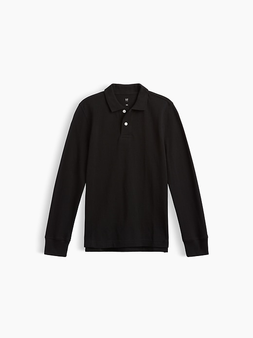 Image number 1 showing, Kids Uniform Pique Polo Shirt