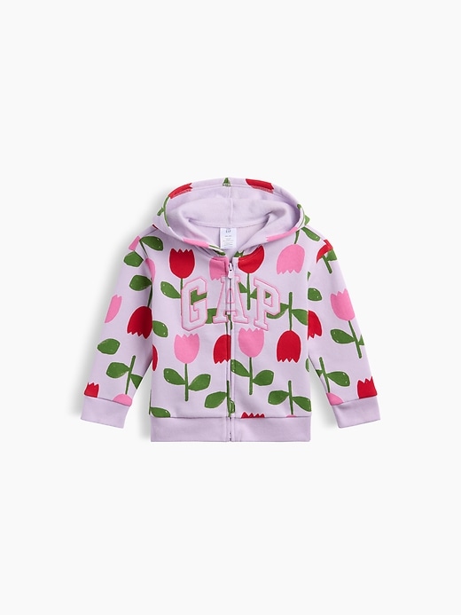 Image number 1 showing, babyGap Relaxed Print Logo Hoodie