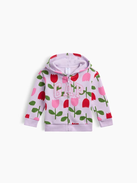 babyGap Relaxed Print Logo Hoodie
