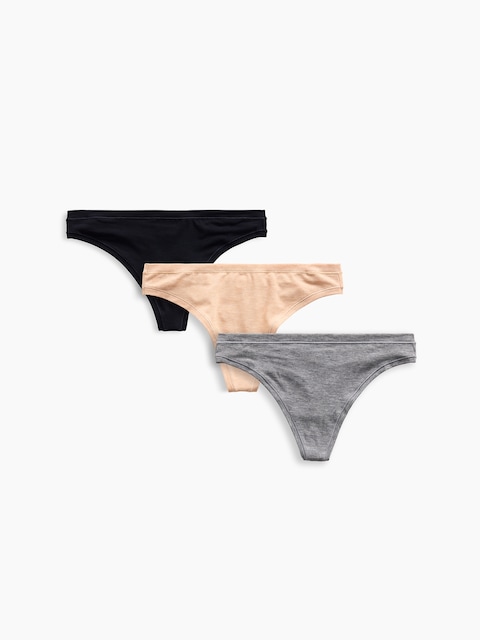 Breathe Thong Underwear (3-Pack)