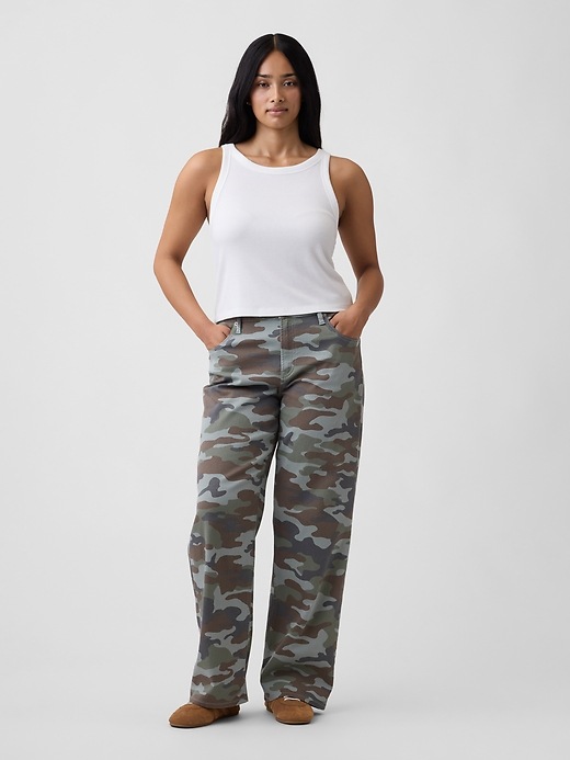 Image number 5 showing, Low Rise Print '90s Loose Jeans