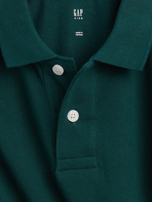 Image number 2 showing, Kids Uniform Pique Polo Shirt
