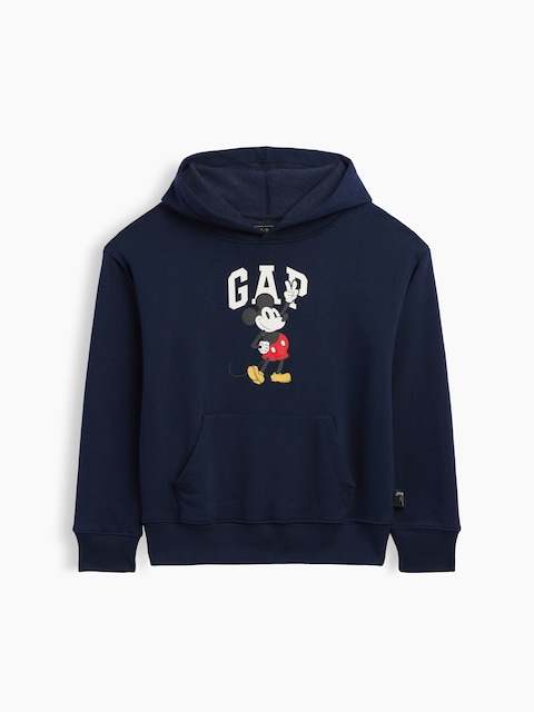 GapKids × Disney Mickey Mouse Relaxed Logo Hoodie