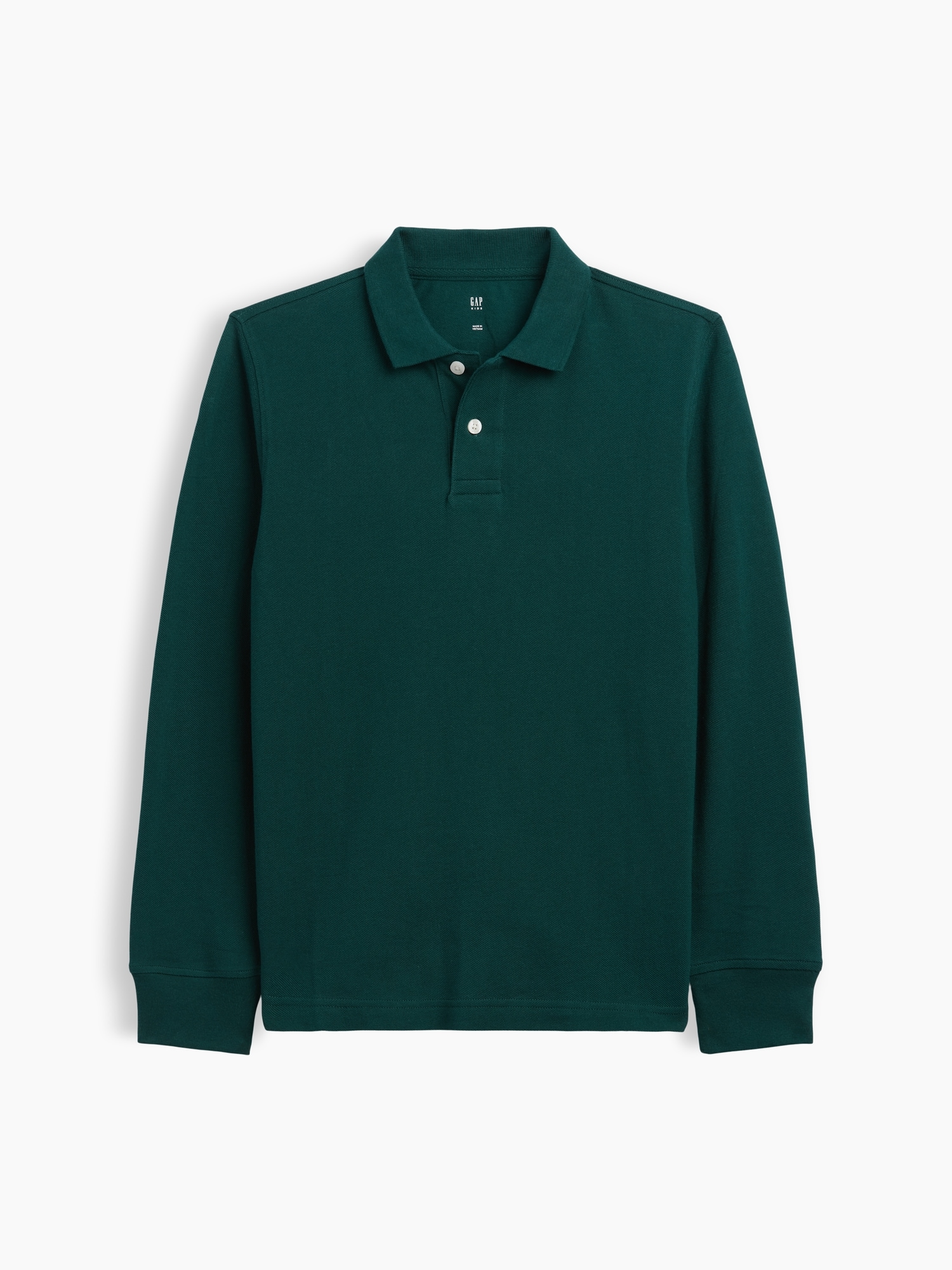 Kids Uniform Pique Polo Shirt