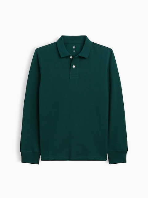 Kids Uniform Pique Polo Shirt