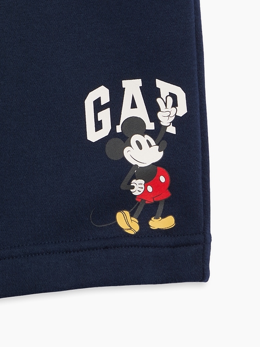 Image number 2 showing, GapKids × Disney Mickey Mouse Relaxed Pull-On Logo Shorts
