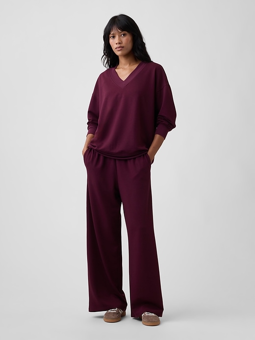Image number 1 showing, CloudLight Relaxed Wide-Leg Sweatpants