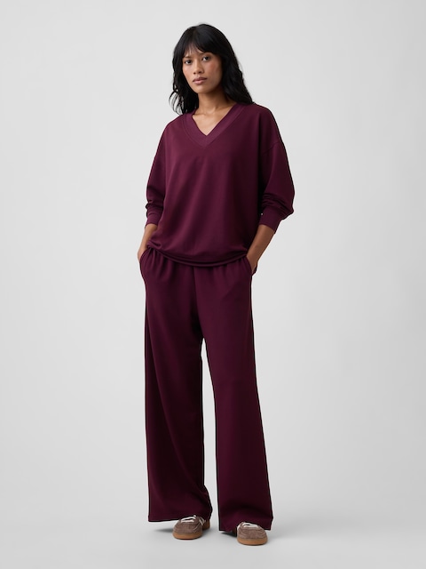 CloudLight Relaxed Wide-Leg Sweatpants