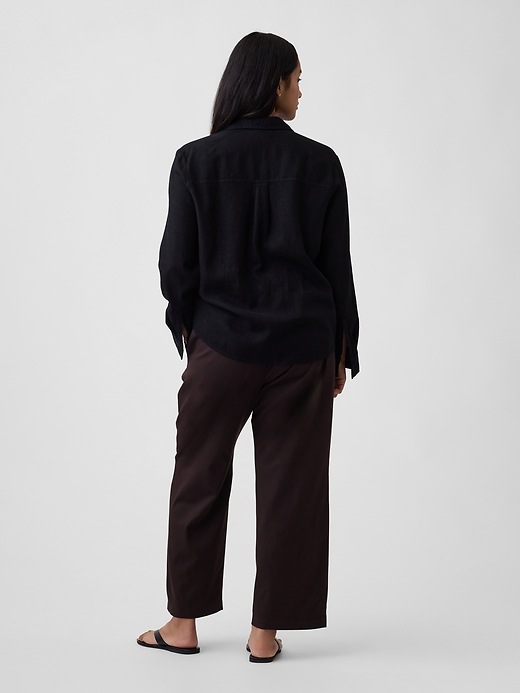 Image number 6 showing, Mid Rise Easy Twill Pants