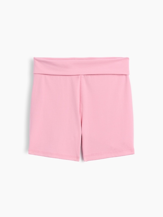 Image number 1 showing, Kids Pull-On Foldover Bike Shorts