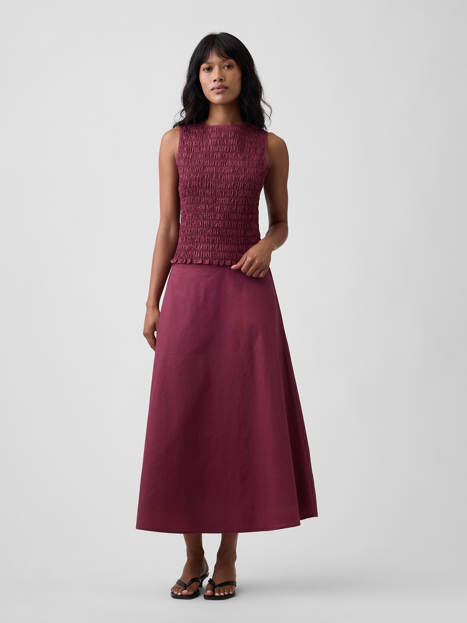 Pull-On Maxi Skirt