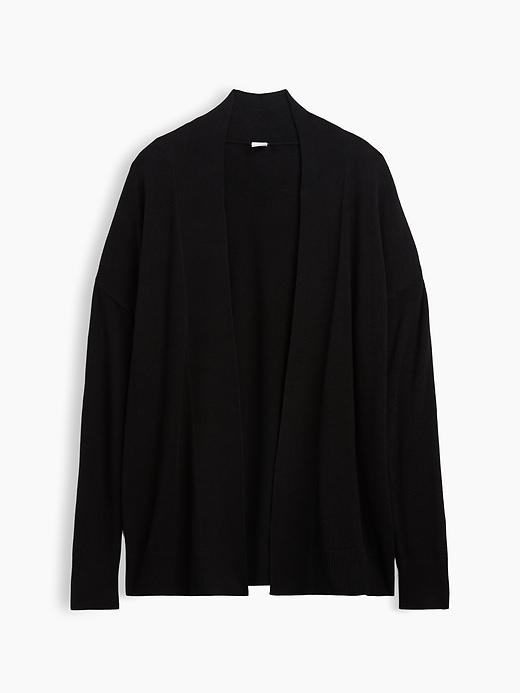 Image number 5 showing, CashSoft Relaxed Open-Front Cardigan