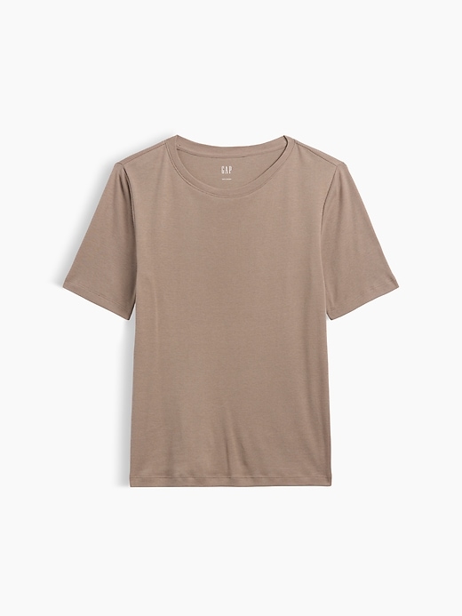 Image number 5 showing, Modern Ribbed Crewneck T-Shirt