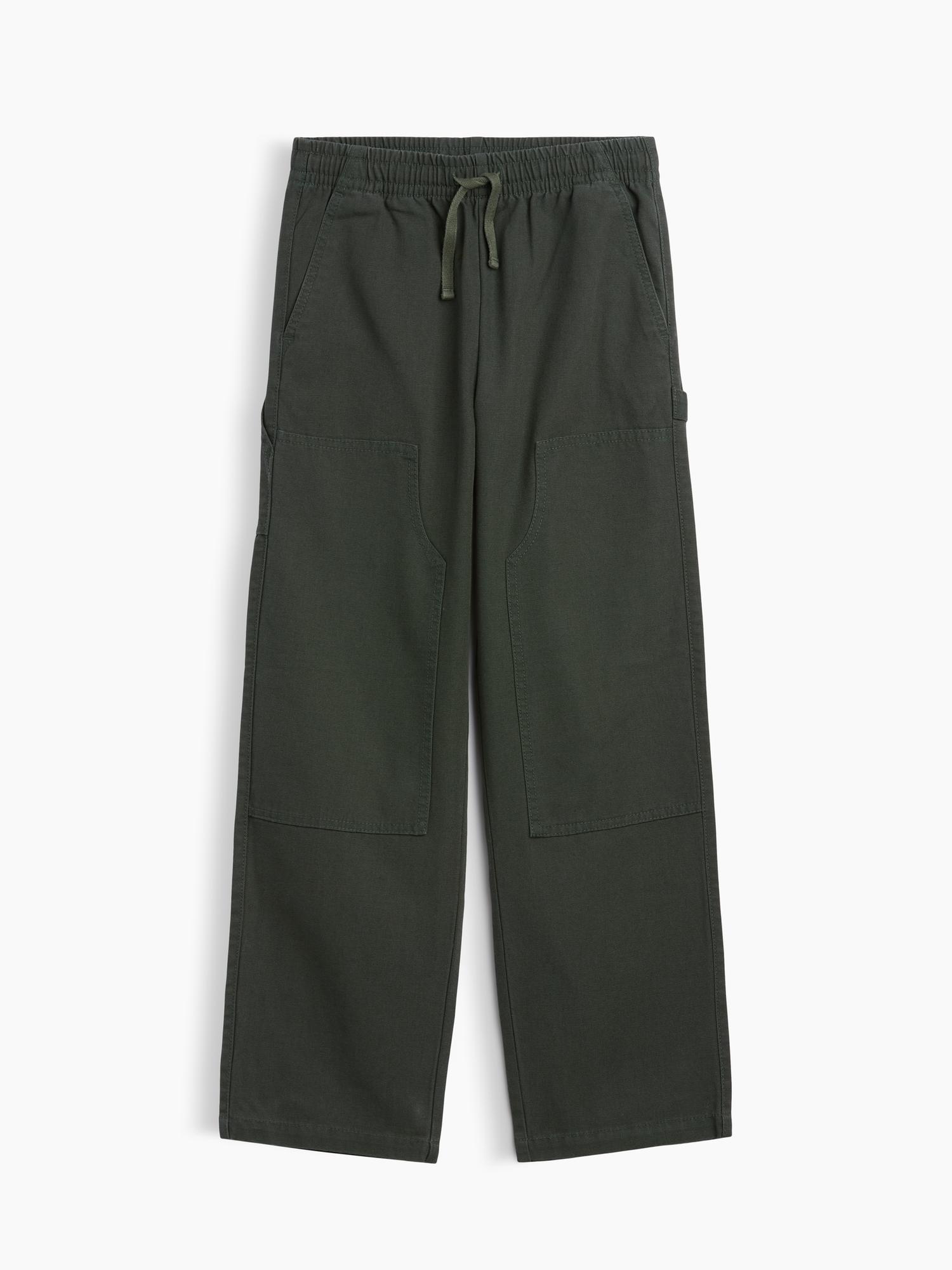 Kids Relaxed Pull-On Canvas Carpenter Pants
