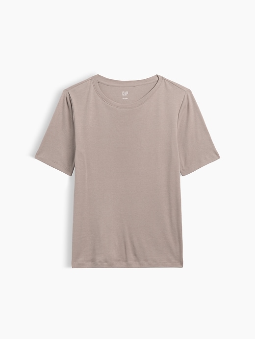 Image number 5 showing, Modern Ribbed Crewneck T-Shirt