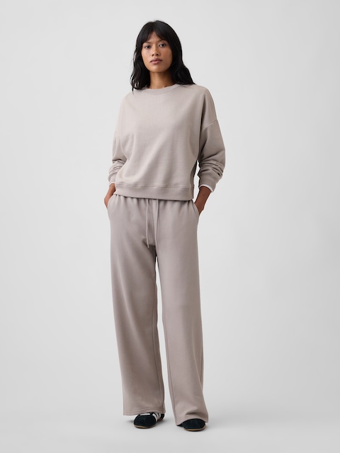 Relaxed Straight-Leg Sweatpants