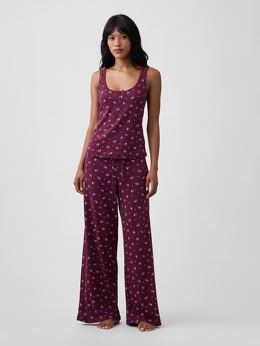 Image number 3 showing, Pointelle PJ Tank Top