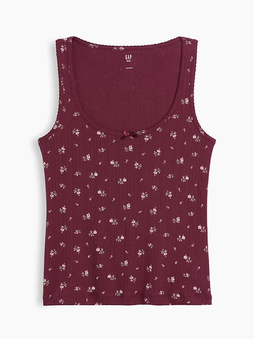 Image number 4 showing, Pointelle PJ Tank Top