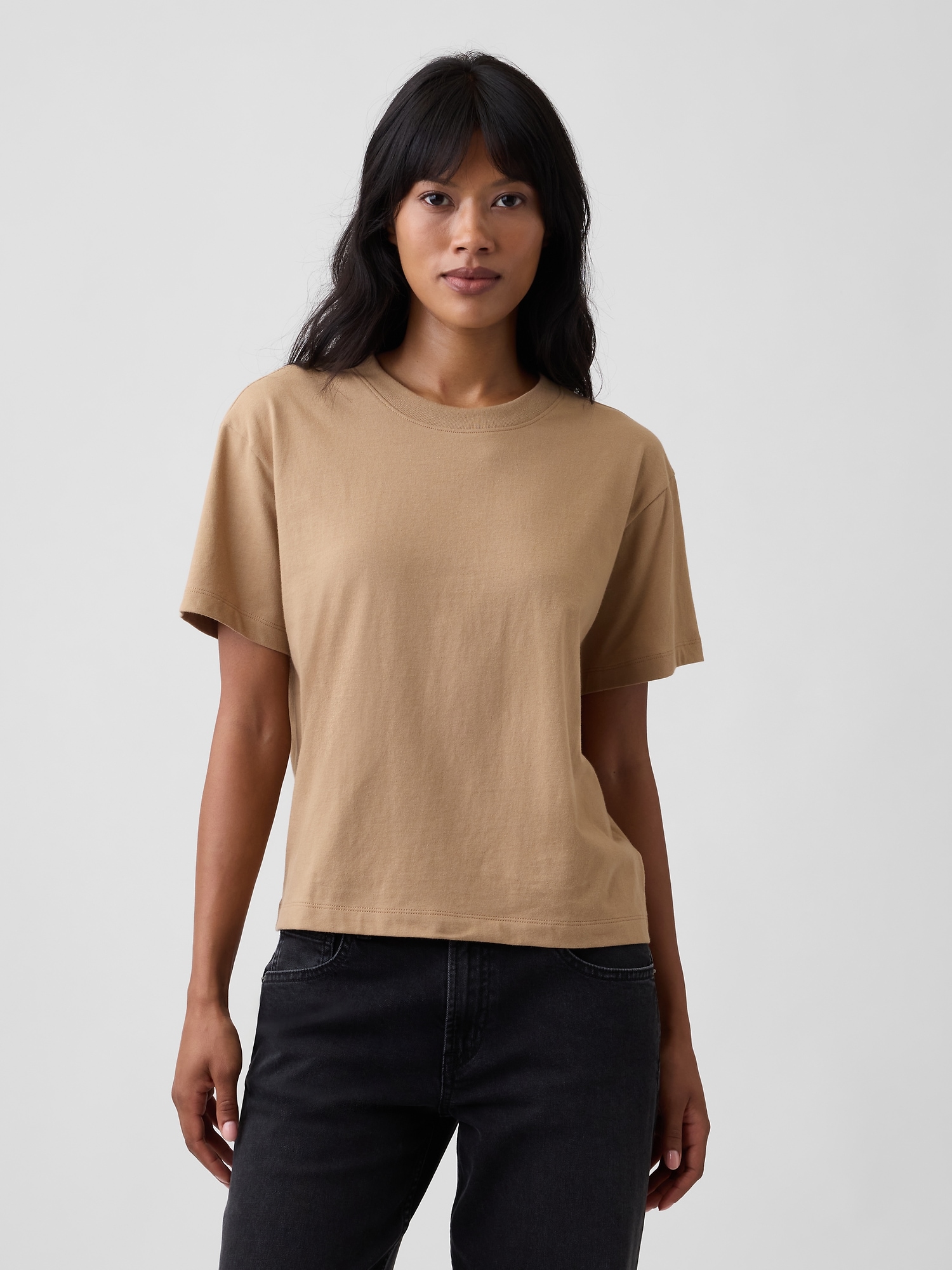 Boxy Crewneck T-Shirt