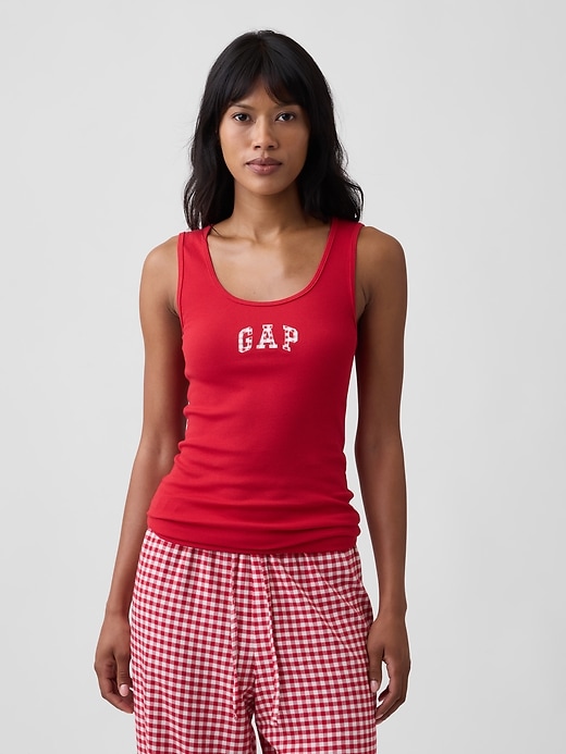 Image number 1 showing, Gap Logo Ribbed Tank Top