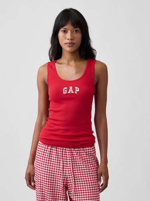 Gap Logo Ribbed Tank Top