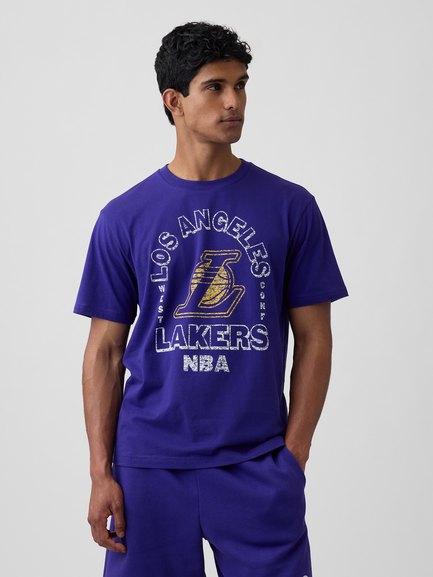 Adult NBA Los Angeles Lakers Relaxed Graphic T-Shirt