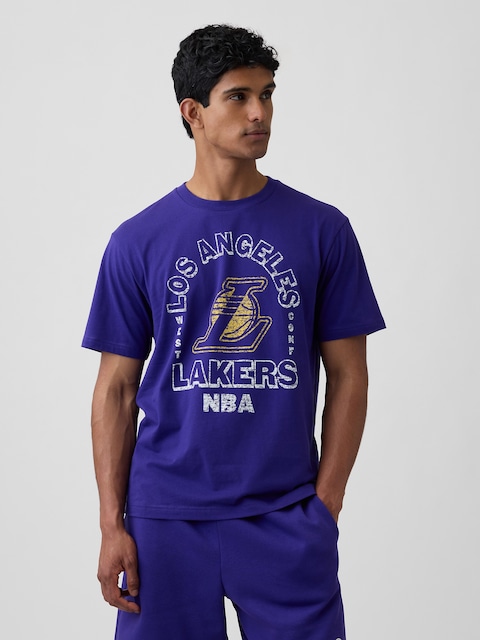 Adult NBA Los Angeles Lakers Relaxed Graphic T-Shirt
