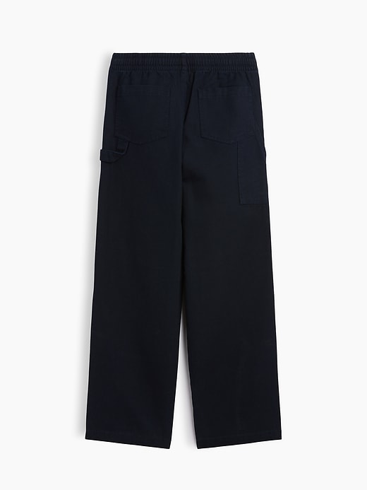 Image number 2 showing, Kids Relaxed Pull-On Canvas Carpenter Pants