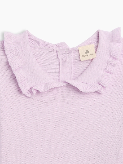 Image number 2 showing, Baby Two-Piece Collared Sweater Set