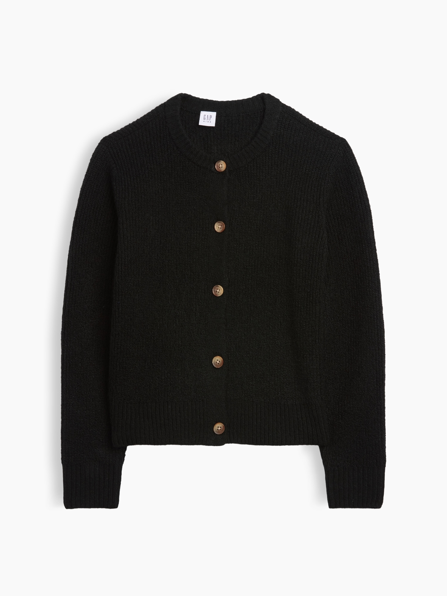 Kids Relaxed Shaker-Stitch Cardigan