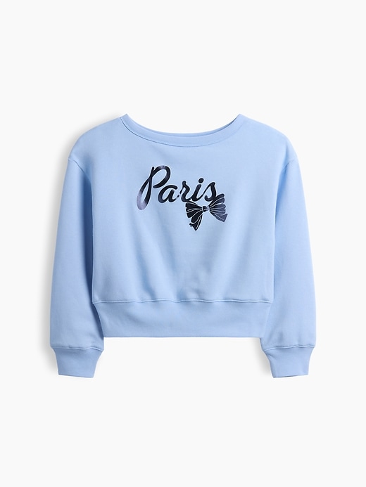 Image number 1 showing, Kids Relaxed Crewneck Graphic Sweatshirt