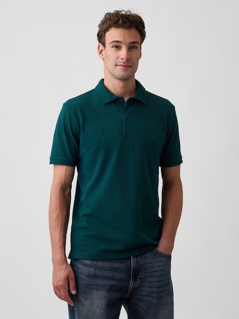 Stretch Pique Polo Shirt