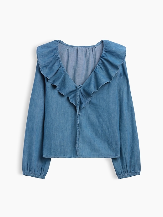 Relaxed Ruffle Top | Gap Factory