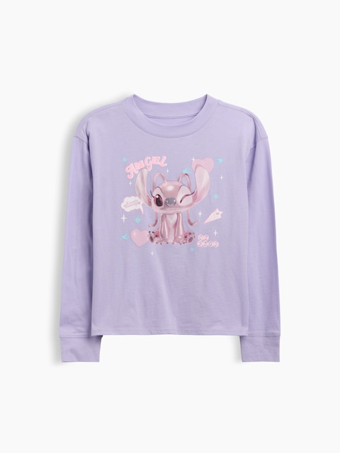 GapKids × Disney Lilo and Stitch Oversized Graphic T-Shirt