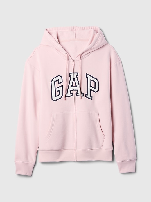 Relaxed Gap Logo Zip Hoodie | Gap Factory