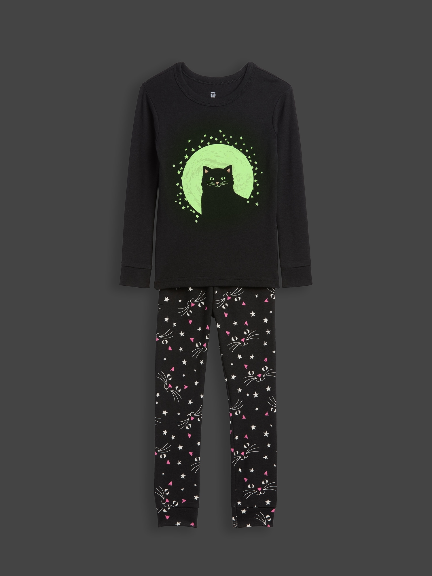 babyGap Glow-in-the-Dark Halloween Cat PJ Set