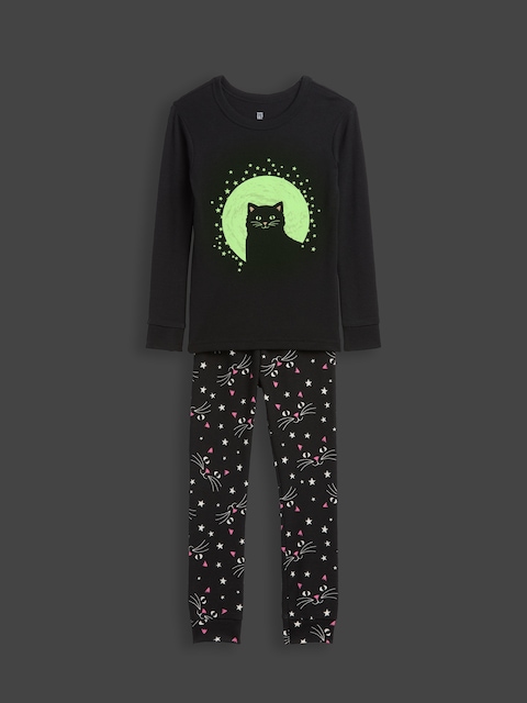 babyGap Glow-in-the-Dark Halloween Cat PJ Set