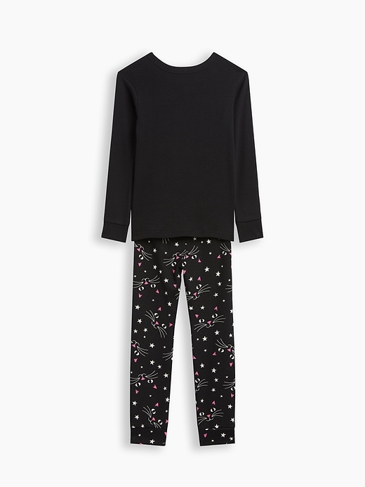 Image number 4 showing, babyGap Glow-in-the-Dark Halloween Cat PJ Set
