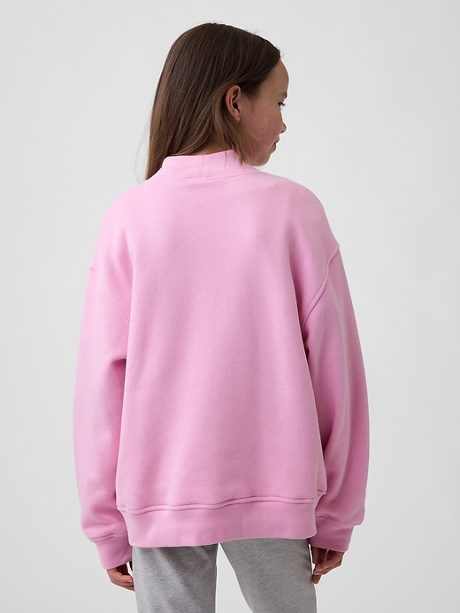Image number 3 showing, Kids Oversized Mockneck Logo Sweatshirt