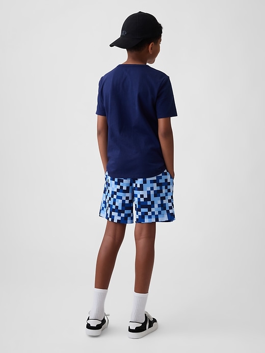 Image number 3 showing, Kids 100% Recycled Pull-On Mesh Shorts