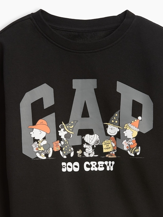 Image number 2 showing, GapKids Peanuts Oversized Wedge Sweatshirt