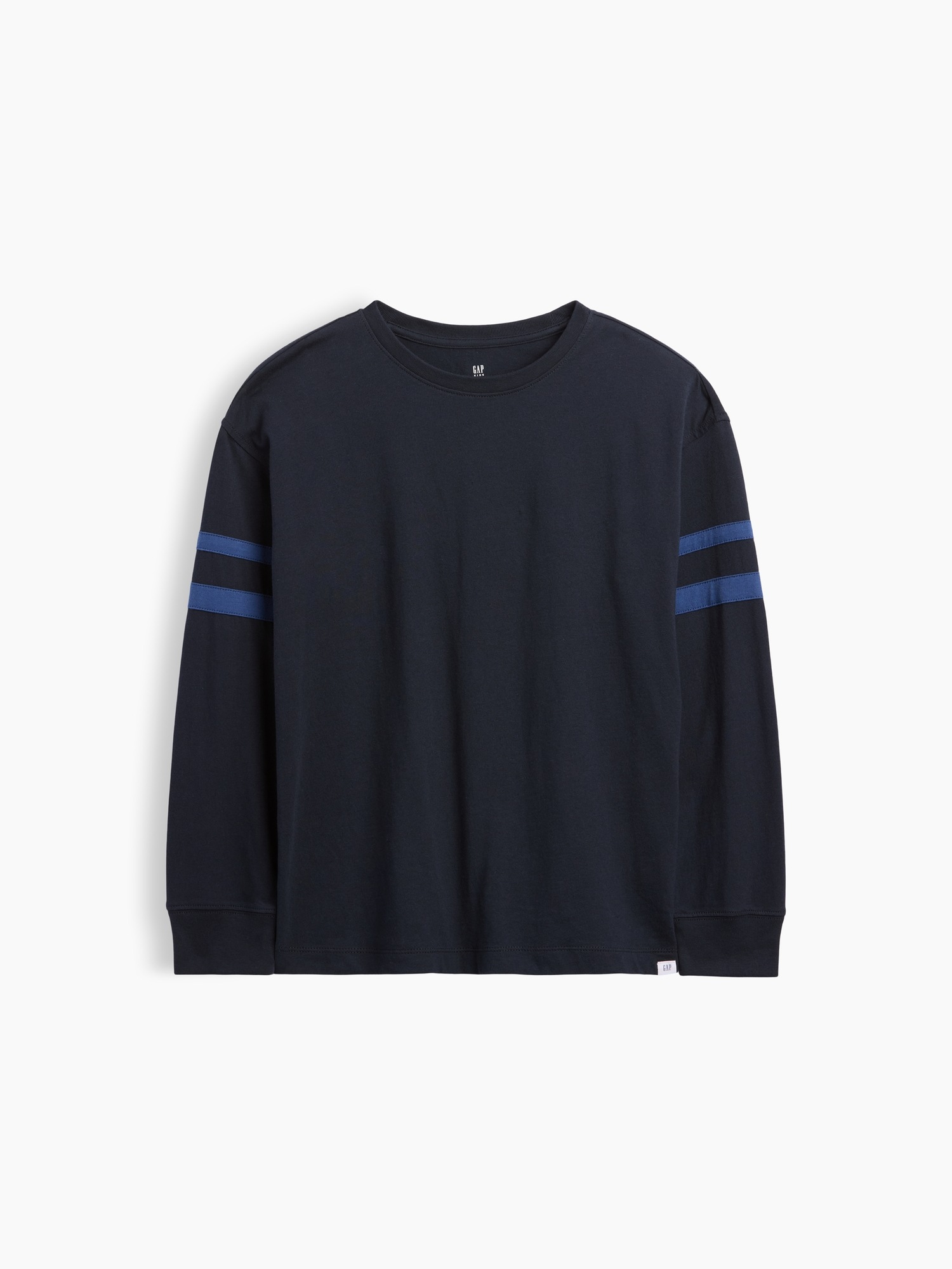 Kids Relaxed Varsity Crewneck T-Shirt