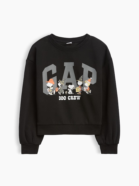 GapKids Peanuts Oversized Wedge Sweatshirt