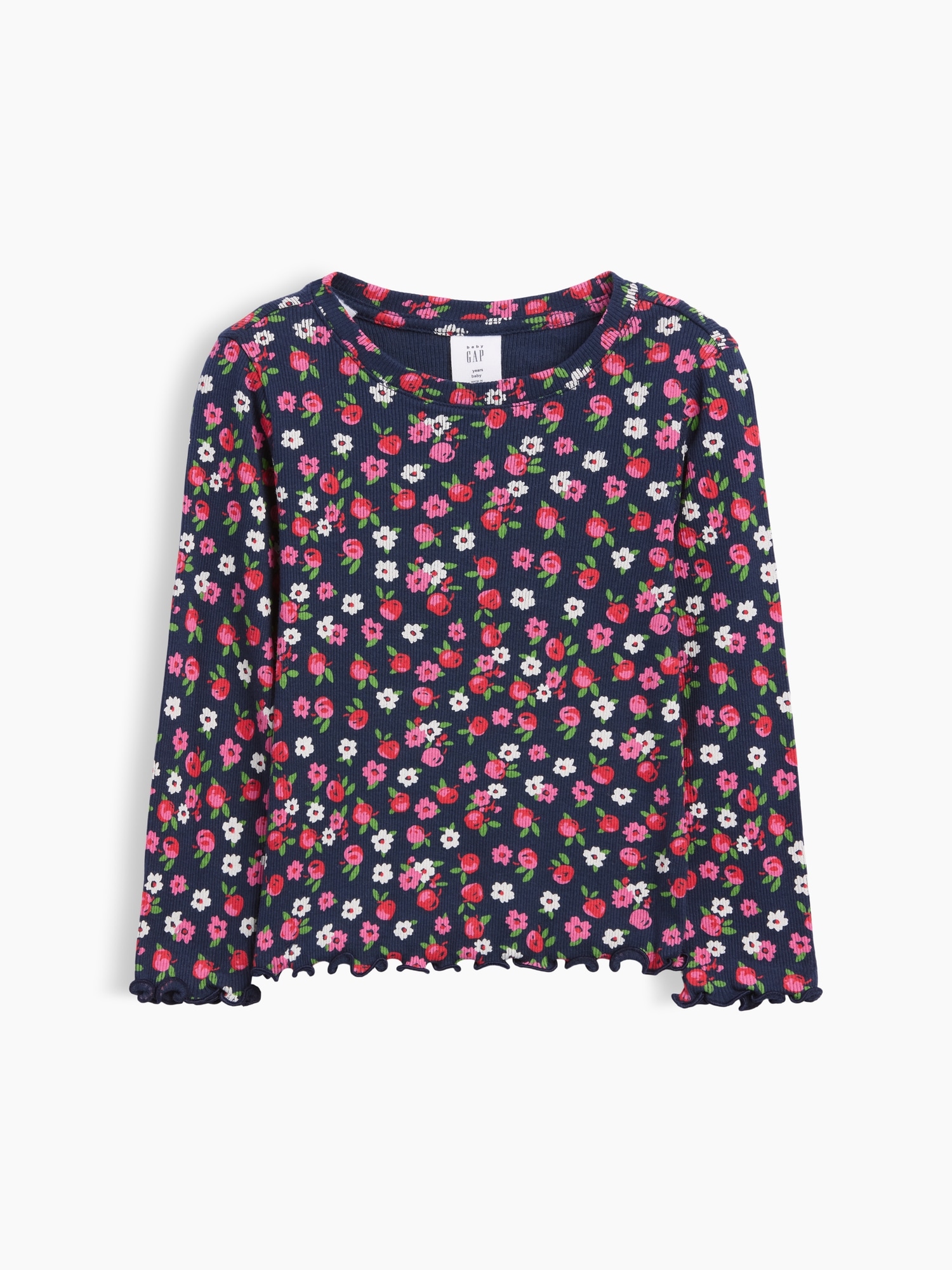 babyGap Ribbed Crewneck T-Shirt